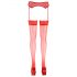 Cottelli - Calze in pizzo rosso - 3/M-L