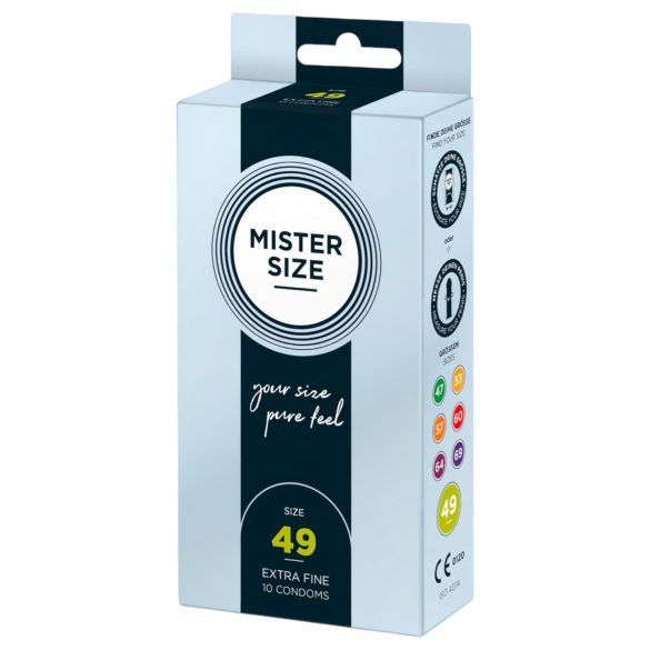 Mister Size preservativo sottile - 49mm (10 pezzi)