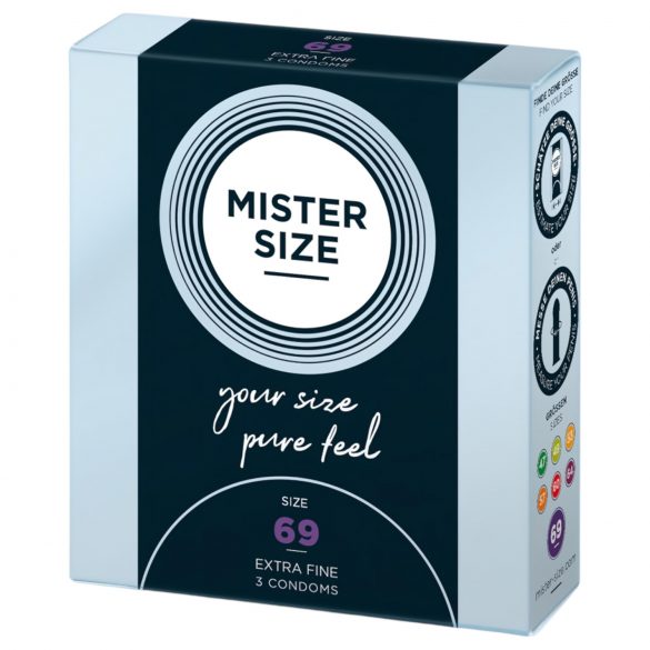 Mister Size preservativo sottile - 69mm (3 pezzi)