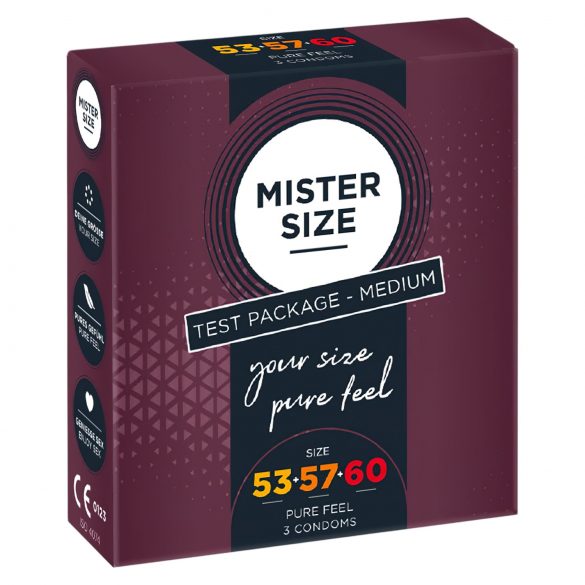 Mister Size - preservativi 53-60mm (3 pezzi)