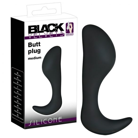 Black Velvet gancio - plug anale (nero)