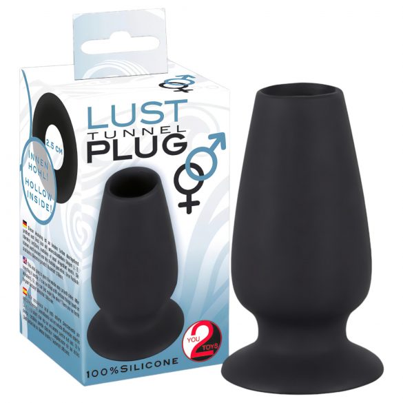 You2Toys - Lust Tunnel - Dilatatore anale cavo (nero)