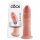 King Cock 9 - Dildo realistico con base adesiva (23 cm) - Naturale