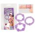 You2Toys - Set di anelli per pene "Sii duro!" - viola (3 pezzi)