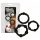 You2Toys - Sii duro! Set anelli per pene - nero (3 pezzi)