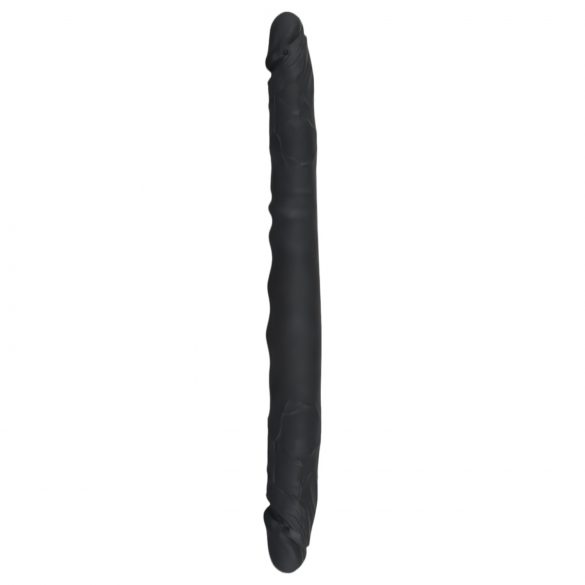 Bad Kitty - Doppio dildo in silicone (nero)