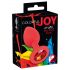 Colorful JOY - plug anale in silicone piccolo (rosso)