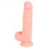 Medical - dildo dritto in silicone medico (20cm) - naturale