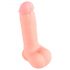 Medical - dildo dritto in silicone medico (20cm) - naturale