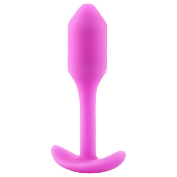 b-Vibe Snug Plug 1 - plug anale con peso interno (55g) - rosa