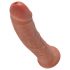 King Cock 20 cm - Naturale Scuro