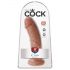 King Cock 20 cm - Naturale Scuro