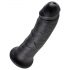 King Cock 20 cm - nero, piacere reale!