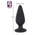 Black Velvet Heavy - Plug anale 75g (nero)