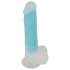 You2Toys Glow in the Dark - Dildo luminoso con base a ventosa (blu)