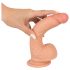 realistixxx - Dildo realistico con base a ventosa (22 cm) - naturale