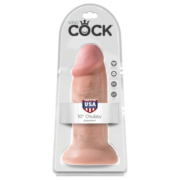 King Cock 10 Dildo (25cm) - Naturale