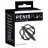 Plug penieno - Gabbia glande con cono uretrale in silicone (nero)