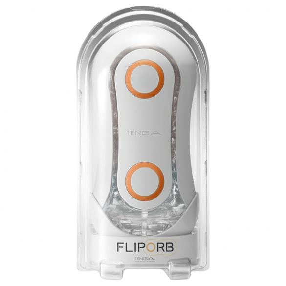 TENGA Flip Orb Crash - super masturbatore (arancione-bianco)