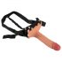 Realistixxx Strap-on - realistico dildo cavo indossabile (naturale)