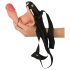 Realistixxx Strap-on - realistico dildo cavo indossabile (naturale)