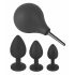 Black Velvet - Set plug anali (4 pezzi) - nero