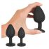 Black Velvet - Set plug anali (4 pezzi) - nero