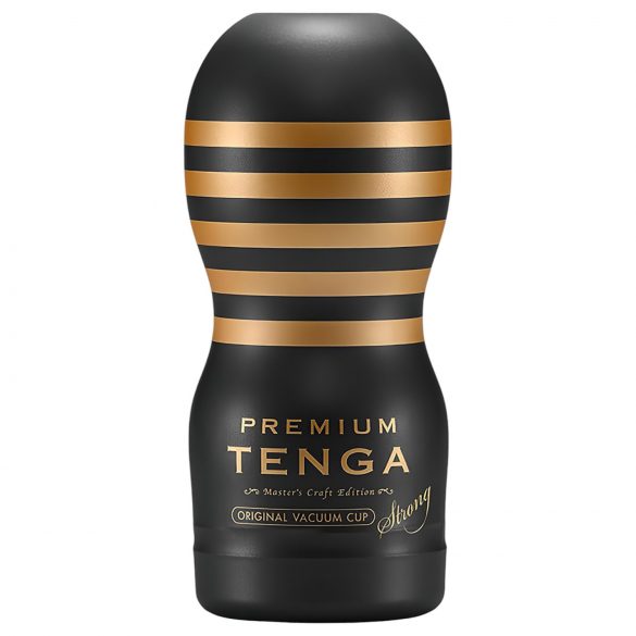 TENGA Premium Strong - masturbatore monouso (nero)