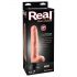 Real Feel Deluxe No.7 - vibratore realistico con testicoli (naturale)