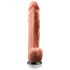 Real Feel Deluxe No.12 - vibratore realistico con testicoli (naturale)