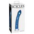 Icicles No. 29 - dildo in vetro a spirale con pene (blu)