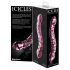 Icicles No. 55 - Doppia estremità, dildo in vetro G-spot (rosa)