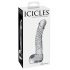 Icicles No. 61 - Dildo in vetro trasparente con forma realistica di pene