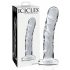 Icicles No. 62 - Dildo trasparente in vetro a forma di pene