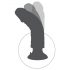 King Cock 9 - Dildo flessibile con base ventosa (26cm) - Naturale