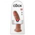 King Cock 9 - Dildo realistico con ventosa (23cm) - Naturale scuro