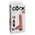 King Cock 8 - Dildo realistico spruzzante (20cm) - naturale