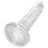 King Cock Clear 6 - Dildo con ventosa (15 cm)