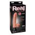 Real Feel Deluxe No.1 - Vibratore realistico con testicoli (naturale)