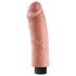 King Cock 8 - vibratore realistico e flessibile (25 cm)