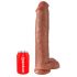 King Cock 15 - Dildo gigante 38cm - naturale scuro