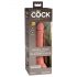 King Cock Elite 7'' realistico con base ventosa (18cm) - naturale.