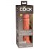 King Cock Elite 8 - Dildo ventosa (20cm) - Naturale scuro