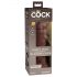 Dildo realistico con ventosa King Cock Elite 8 (20cm) - marrone