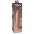 King Cock Elite 9 - dildo realistico con ventosa (23cm) - naturale