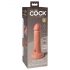 King Cock Elite 6 - Dildo realistico con base ventosa (15cm) - Naturale