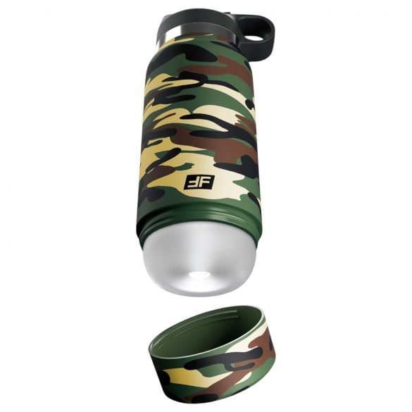 Fap Flask Happy Camper - masturbatore discreto in borraccia (verde-nero)