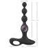 Black Velvet - Vibratore anale nero con perle