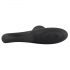 Black Velvet - Vibratore anale nero con perle