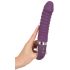 SMILE Soft - vibratore ricaricabile con riscaldamento (viola)